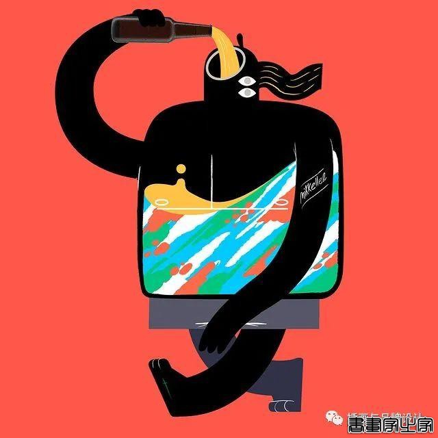 插画丨搞怪有趣的插画，可可爱爱的小元素，明艳丰富的色彩充满了欢快感-7.jpg