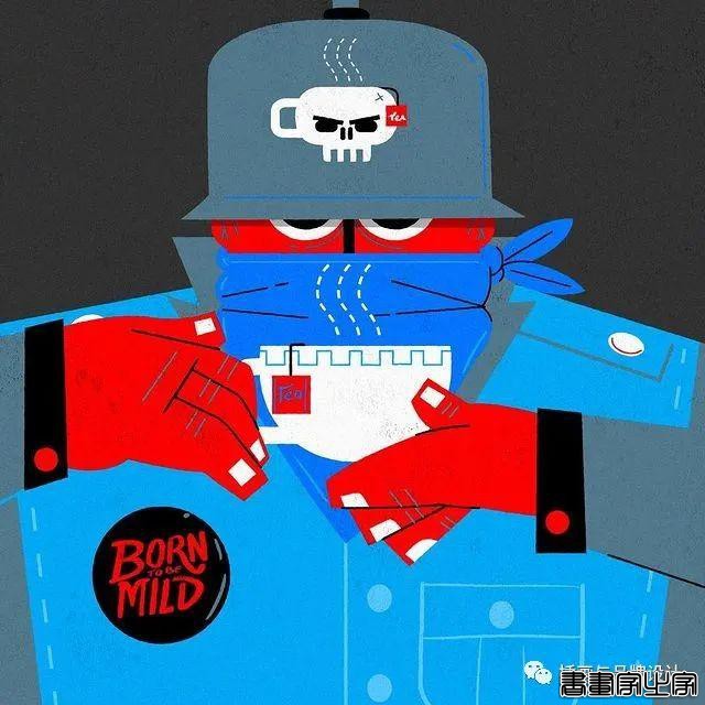 插画丨搞怪有趣的插画，可可爱爱的小元素，明艳丰富的色彩充满了欢快感-5.jpg
