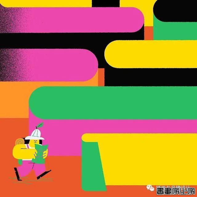 插画丨搞怪有趣的插画，可可爱爱的小元素，明艳丰富的色彩充满了欢快感-21.jpg