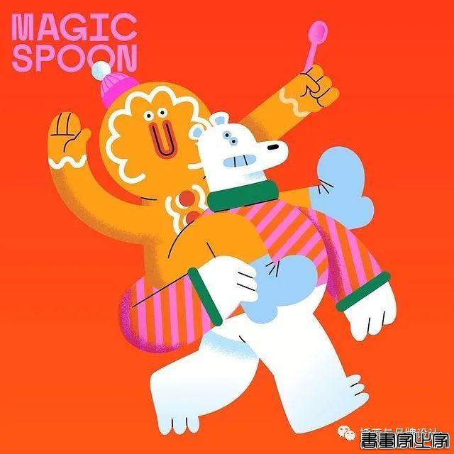 插画丨搞怪有趣的插画，可可爱爱的小元素，明艳丰富的色彩充满了欢快感-23.jpg
