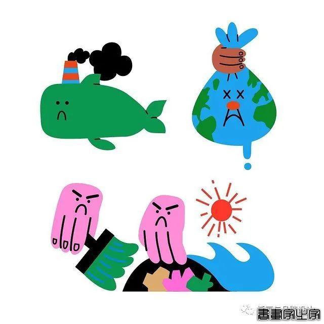 插画丨搞怪有趣的插画，可可爱爱的小元素，明艳丰富的色彩充满了欢快感-55.jpg