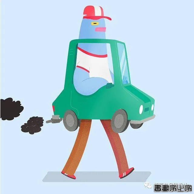 插画丨搞怪有趣的插画，可可爱爱的小元素，明艳丰富的色彩充满了欢快感-60.jpg