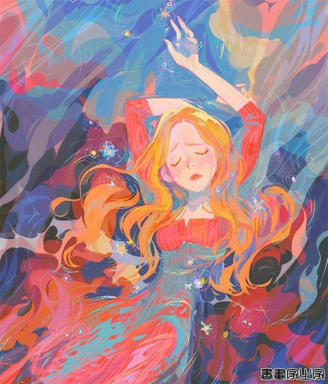 童话氛围浓厚的人物插画，场景里的元素充满了故事感-4.jpg