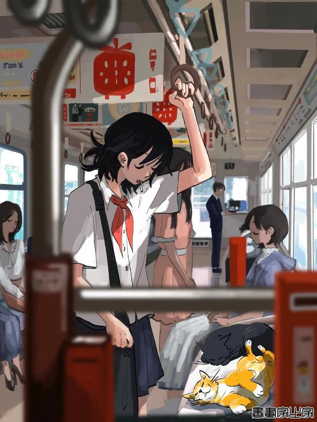 插画师 Lan 笔下学生时代氛围超浓的插画作品（壁纸）-4.jpg