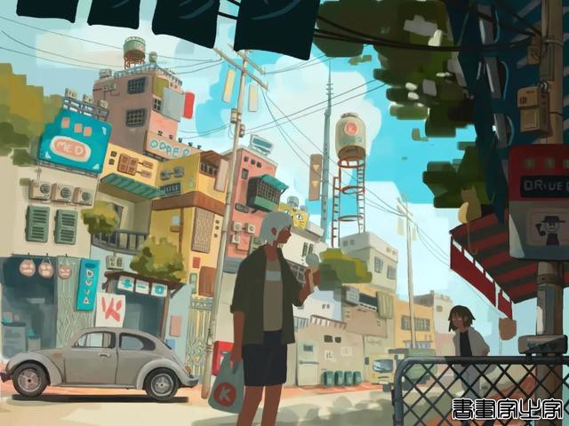 插画师 Lan 笔下学生时代氛围超浓的插画作品（壁纸）-13.jpg