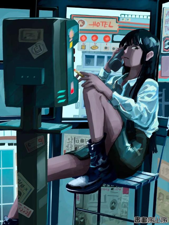 插画师 Lan 笔下学生时代氛围超浓的插画作品（壁纸）-16.jpg