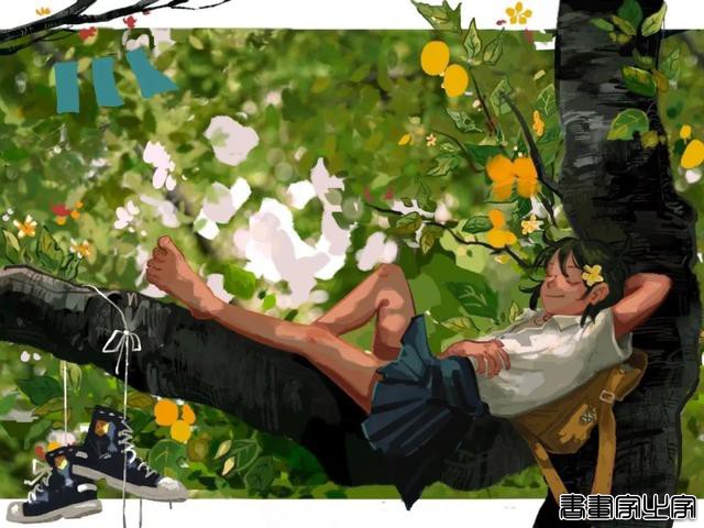 插画师 Lan 笔下学生时代氛围超浓的插画作品（壁纸）-20.jpg