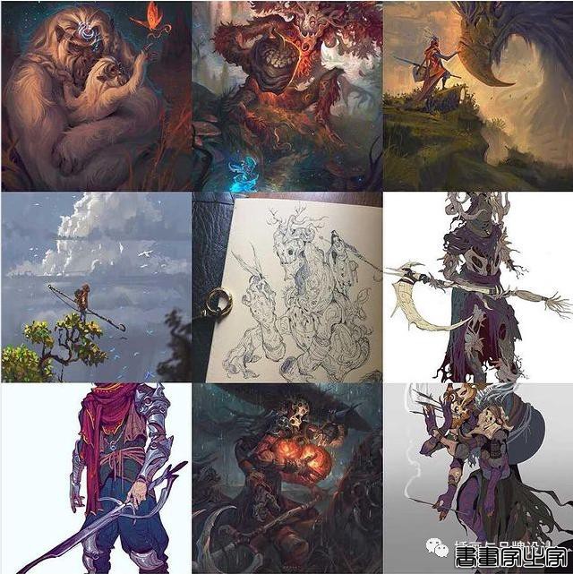 插画丨超现实主义魔幻作品，奇异怪相的角色设计，超现实的场景刻画太震撼了-4.jpg