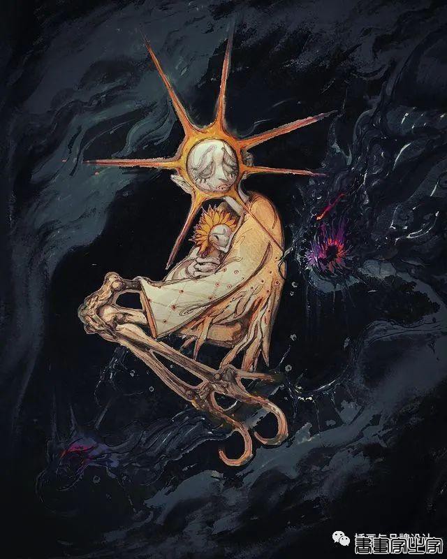 插画丨超现实主义魔幻作品，奇异怪相的角色设计，超现实的场景刻画太震撼了-8.jpg
