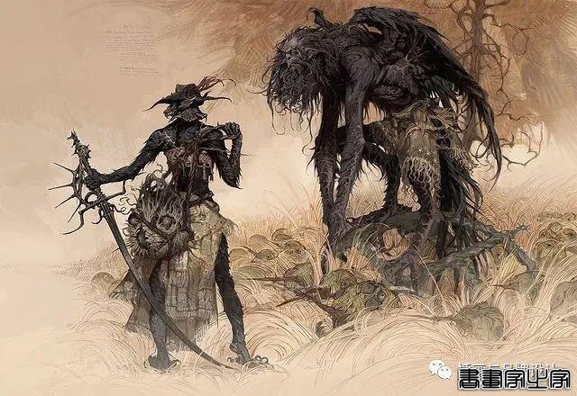 插画丨超现实主义魔幻作品，奇异怪相的角色设计，超现实的场景刻画太震撼了-26.jpg