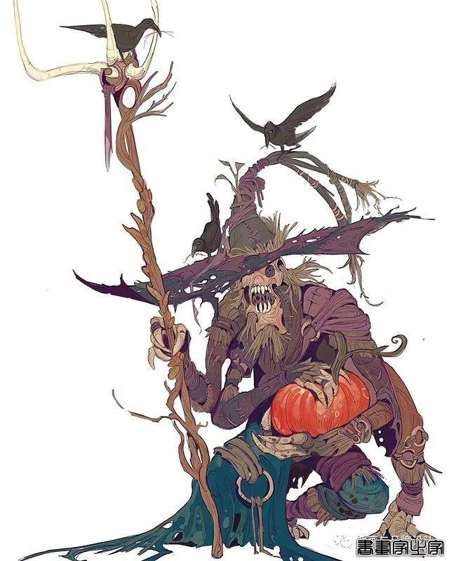 插画丨超现实主义魔幻作品，奇异怪相的角色设计，超现实的场景刻画太震撼了-31.jpg