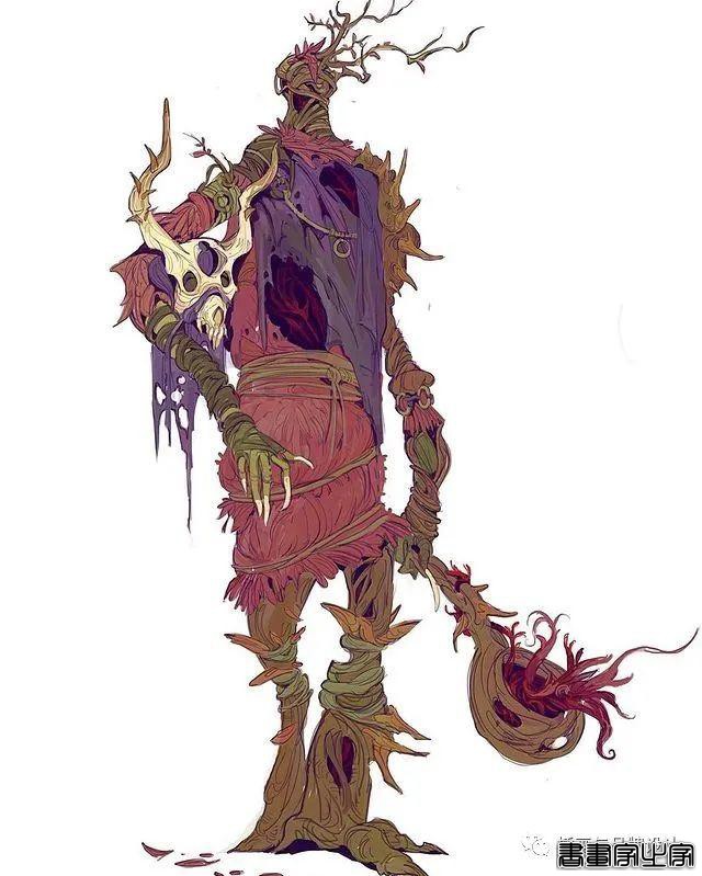 插画丨超现实主义魔幻作品，奇异怪相的角色设计，超现实的场景刻画太震撼了-29.jpg