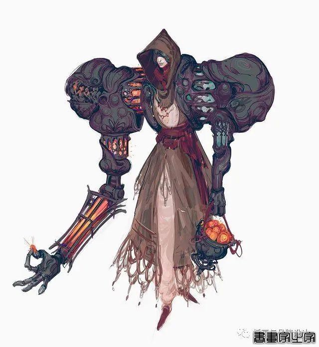 插画丨超现实主义魔幻作品，奇异怪相的角色设计，超现实的场景刻画太震撼了-34.jpg