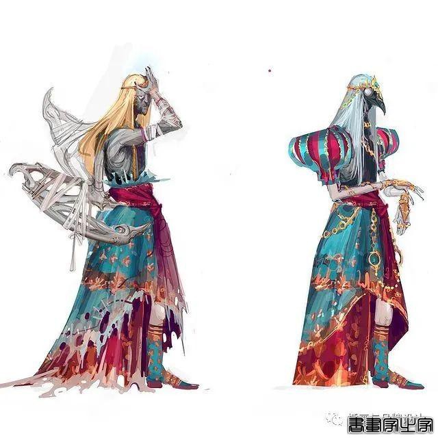 插画丨超现实主义魔幻作品，奇异怪相的角色设计，超现实的场景刻画太震撼了-38.jpg