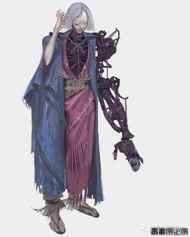 插画丨超现实主义魔幻作品，奇异怪相的角色设计，超现实的场景刻画太震撼了-44.jpg