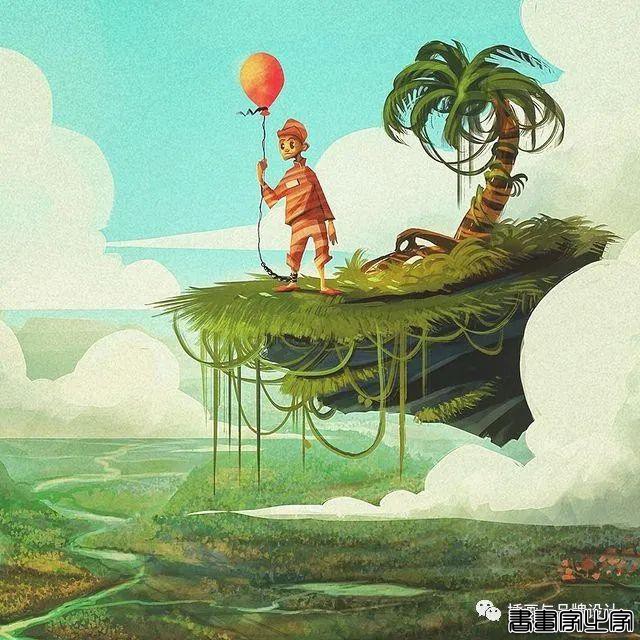 插画丨超现实主义魔幻作品，奇异怪相的角色设计，超现实的场景刻画太震撼了-51.jpg