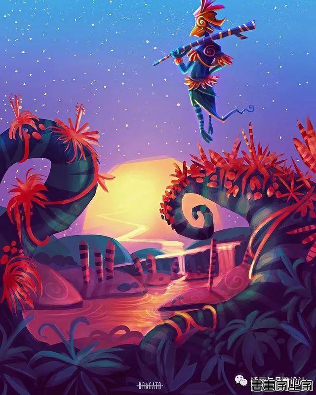 插画丨超现实主义魔幻作品，奇异怪相的角色设计，超现实的场景刻画太震撼了-55.jpg