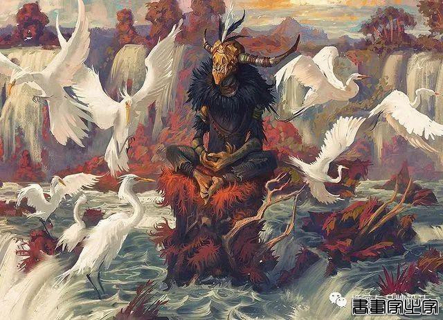 插画丨超现实主义魔幻作品，奇异怪相的角色设计，超现实的场景刻画太震撼了-78.jpg