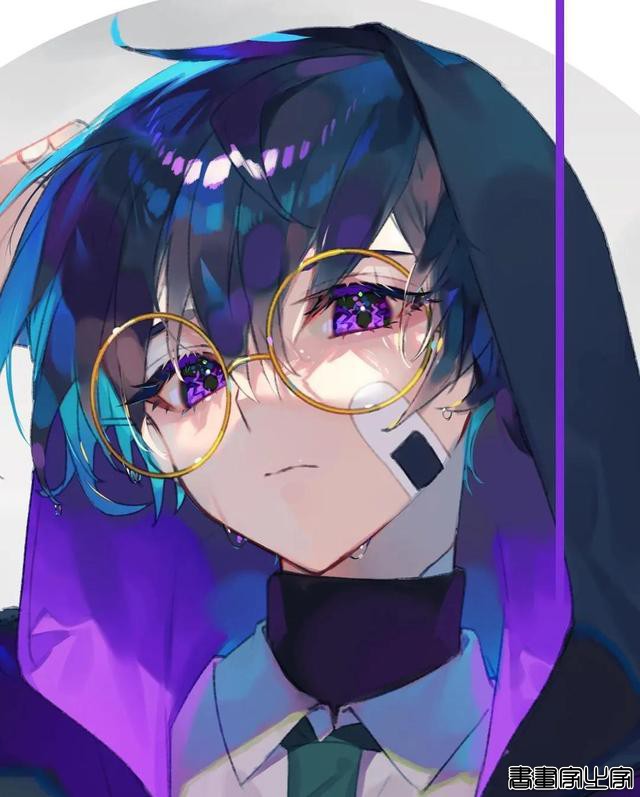 插画欣赏｜好看的头像总是绝美的侧脸-8.jpg