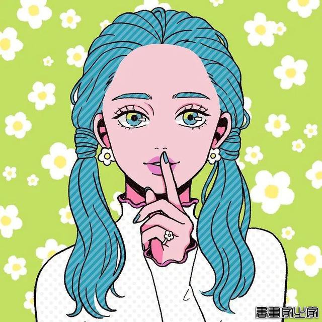 壁纸 | 插画师 Momoi Machiko 笔下色彩丰富的少女形象-8.jpg