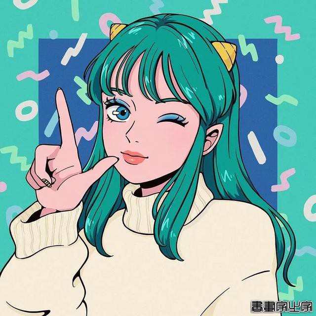 壁纸 | 插画师 Momoi Machiko 笔下色彩丰富的少女形象-9.jpg