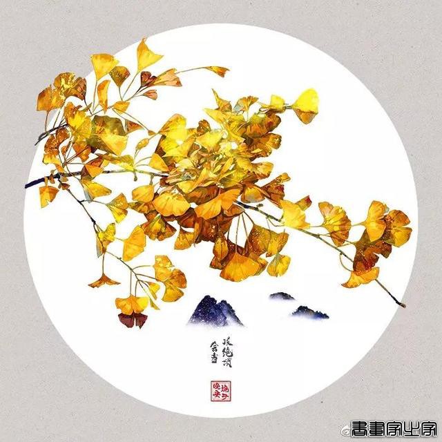 来自画师晚安婉子的金色诗行插画，每一张都美炸了-4.jpg
