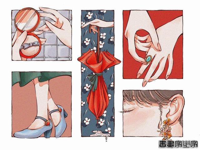 画师推荐.第一千零四十九期-日菜乃 日本插画师 清新脱俗的局部插画-6.jpg