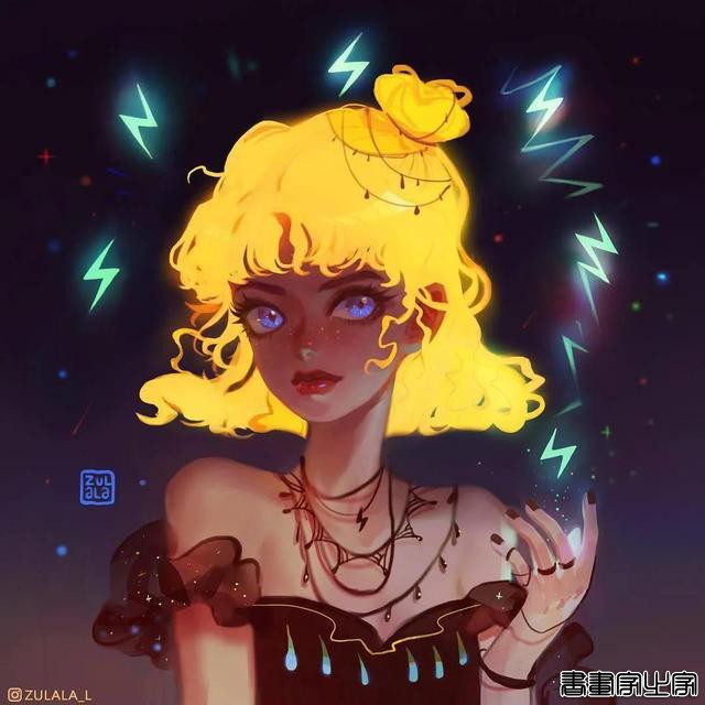 插画欣赏｜喜欢闪耀头像的可以闭眼进了??*-4.jpg