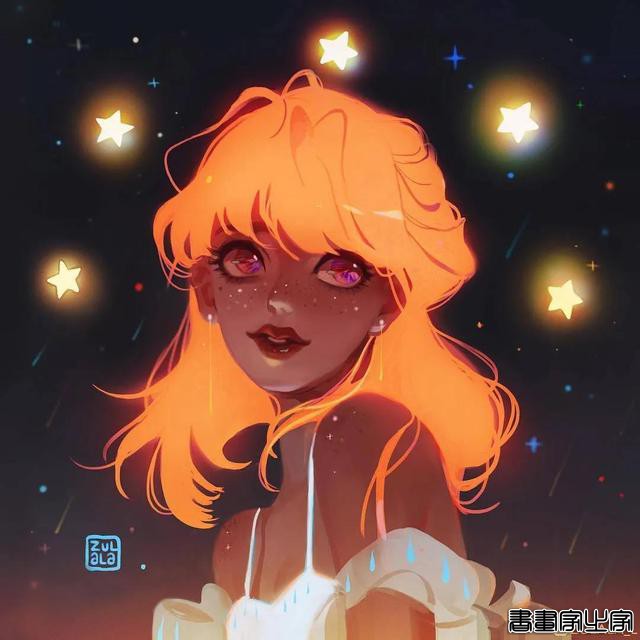 插画欣赏｜喜欢闪耀头像的可以闭眼进了??*-8.jpg