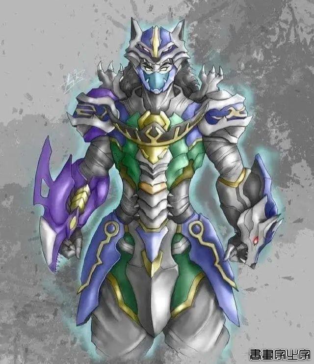 童年的回忆！百兽战队、忍风战队、魔法战队创意人物插画-5.jpg
