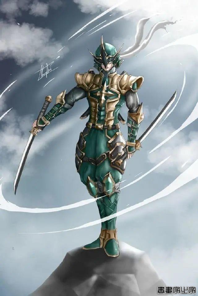 童年的回忆！百兽战队、忍风战队、魔法战队创意人物插画-7.jpg