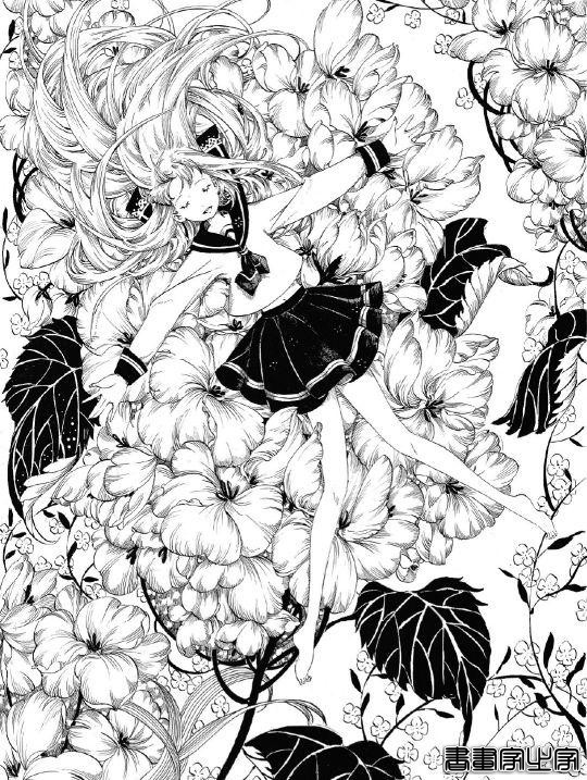 插画欣赏｜线条它有时候不只是线条，它还是个美人-5.jpg
