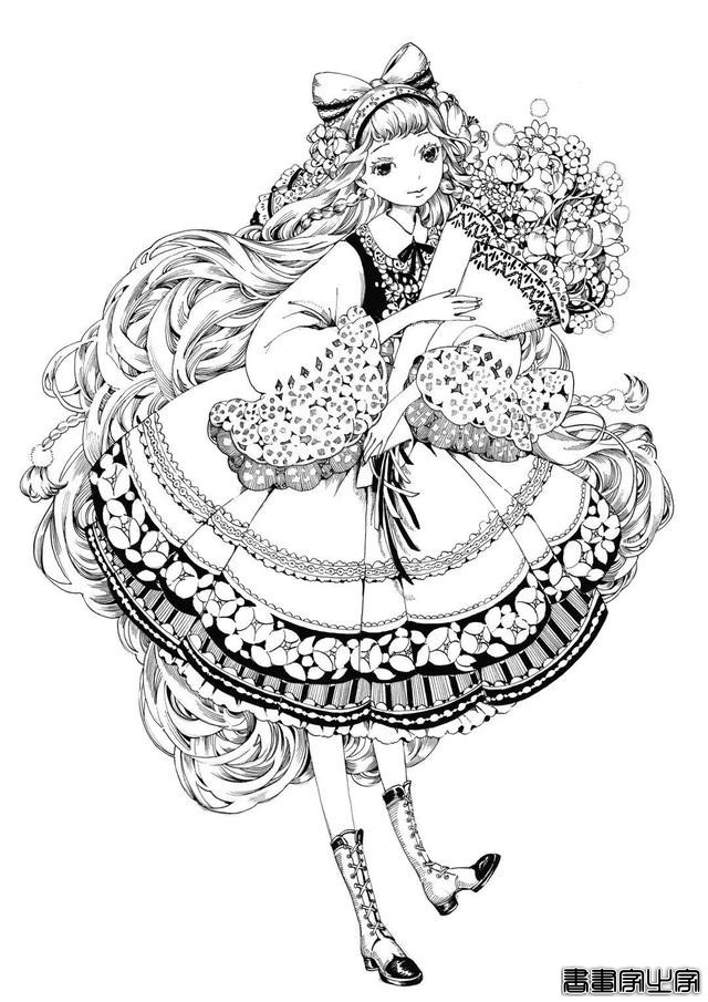 插画欣赏｜线条它有时候不只是线条，它还是个美人-8.jpg