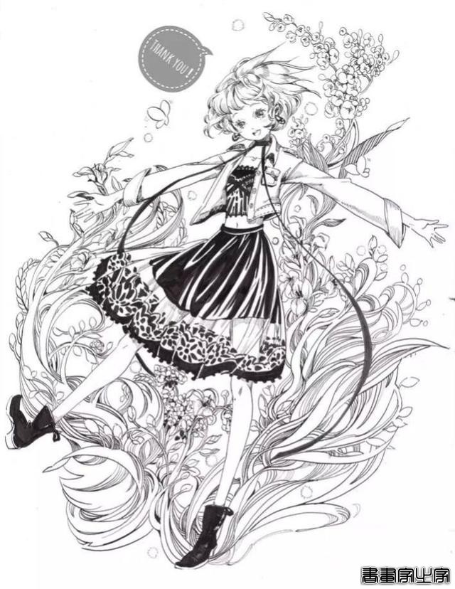 插画欣赏｜线条它有时候不只是线条，它还是个美人-9.jpg