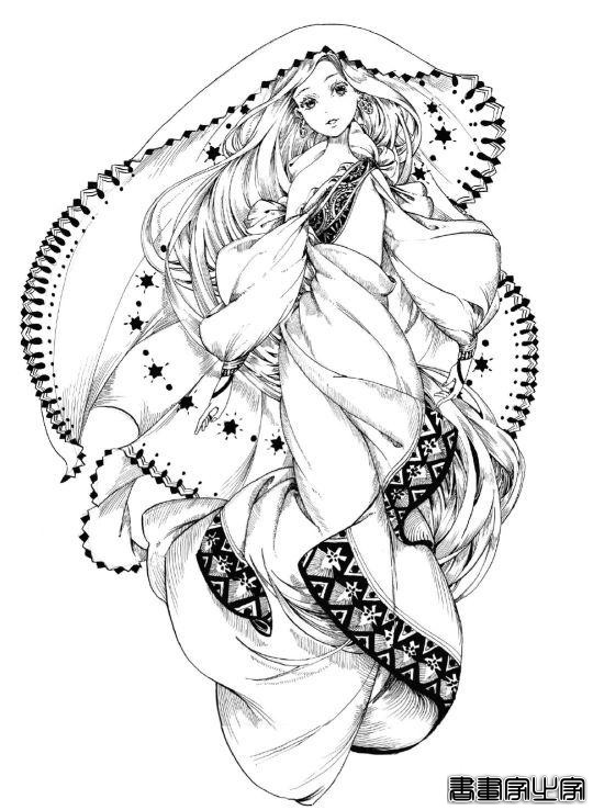 插画欣赏｜线条它有时候不只是线条，它还是个美人-12.jpg