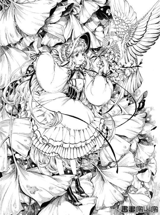 插画欣赏｜线条它有时候不只是线条，它还是个美人-11.jpg