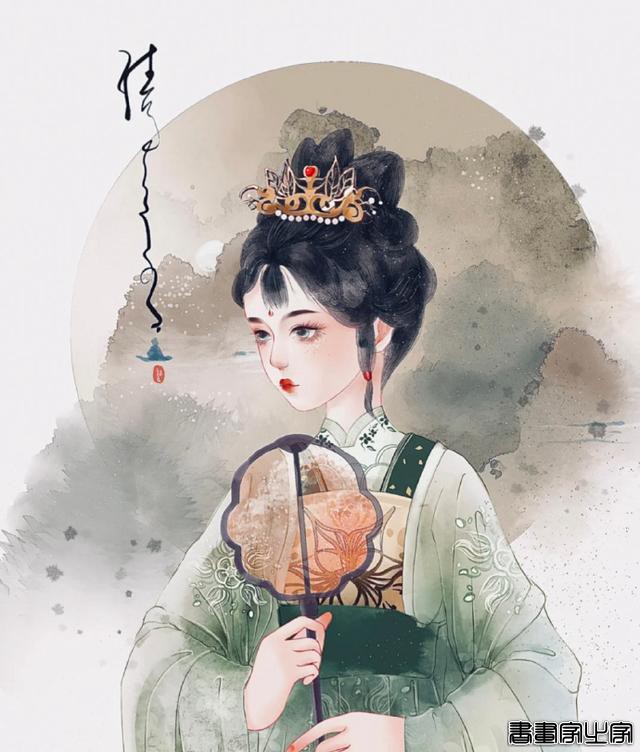 古风插画 端庄娴熟的美#头像##壁纸##古风# ??? ????-5.jpg