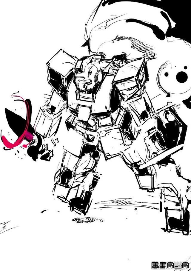 机动战士高达线稿插画集第二弹，大家喜欢哪张？-9.jpg