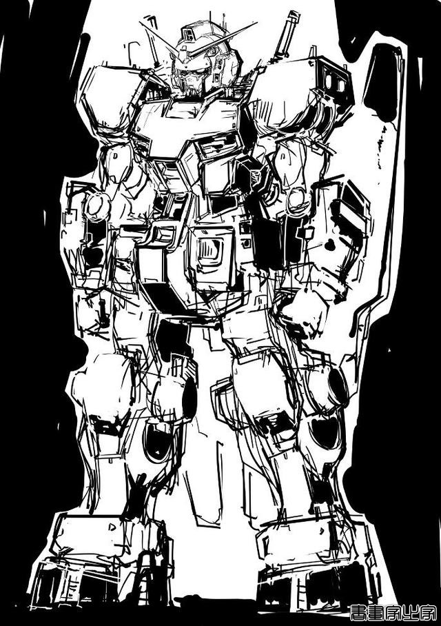 机动战士高达线稿插画集第二弹，大家喜欢哪张？-8.jpg