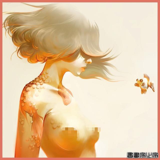 唯美飘逸的插画设计，非常灵动的设计，请教谁会读作者的名字？-6.jpg