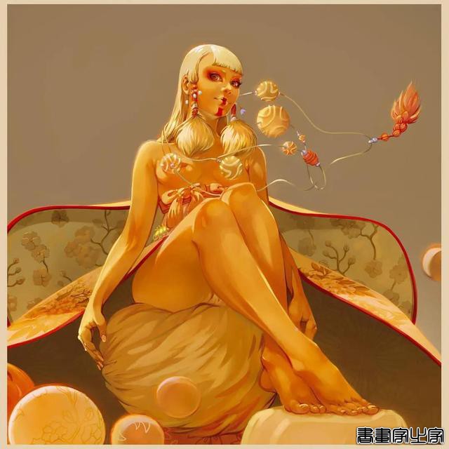 唯美飘逸的插画设计，非常灵动的设计，请教谁会读作者的名字？-5.jpg