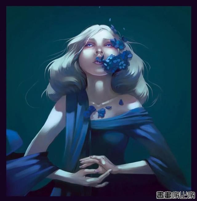 唯美飘逸的插画设计，非常灵动的设计，请教谁会读作者的名字？-7.jpg