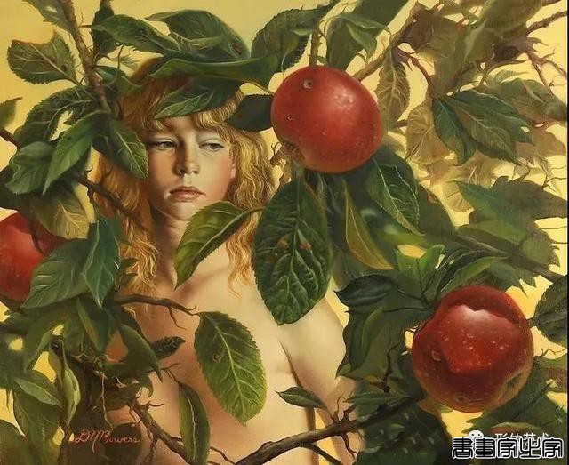 美国现代象征风格画家插画家 大卫 · 鲍尔斯 艺术作品欣赏-7.jpg