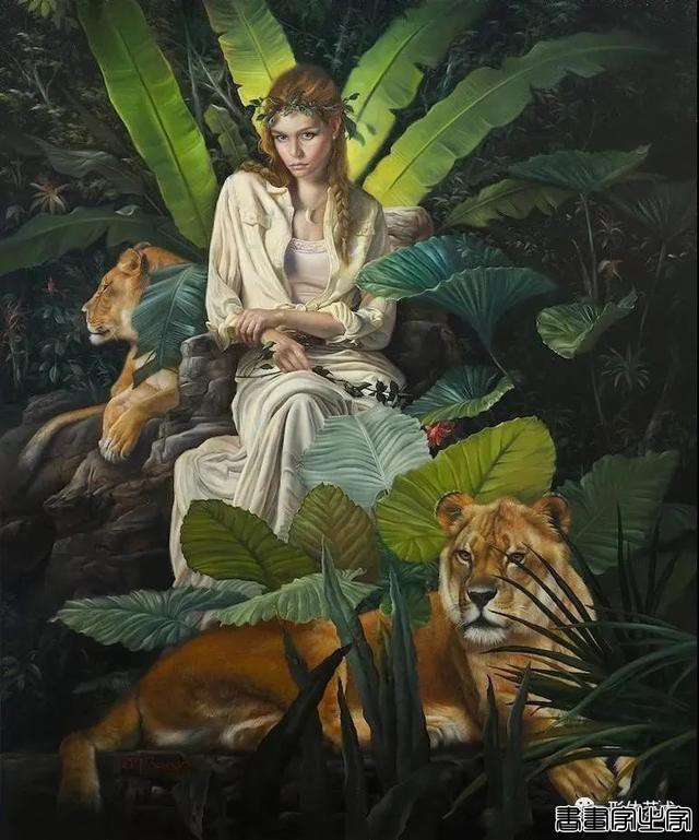 美国现代象征风格画家插画家 大卫 · 鲍尔斯 艺术作品欣赏-6.jpg