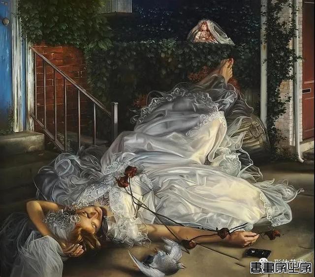 美国现代象征风格画家插画家 大卫 · 鲍尔斯 艺术作品欣赏-14.jpg