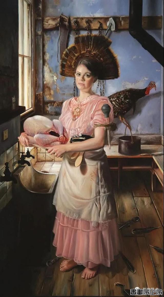 美国现代象征风格画家插画家 大卫 · 鲍尔斯 艺术作品欣赏-18.jpg