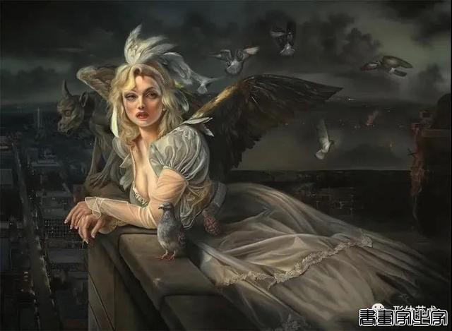美国现代象征风格画家插画家 大卫 · 鲍尔斯 艺术作品欣赏-19.jpg