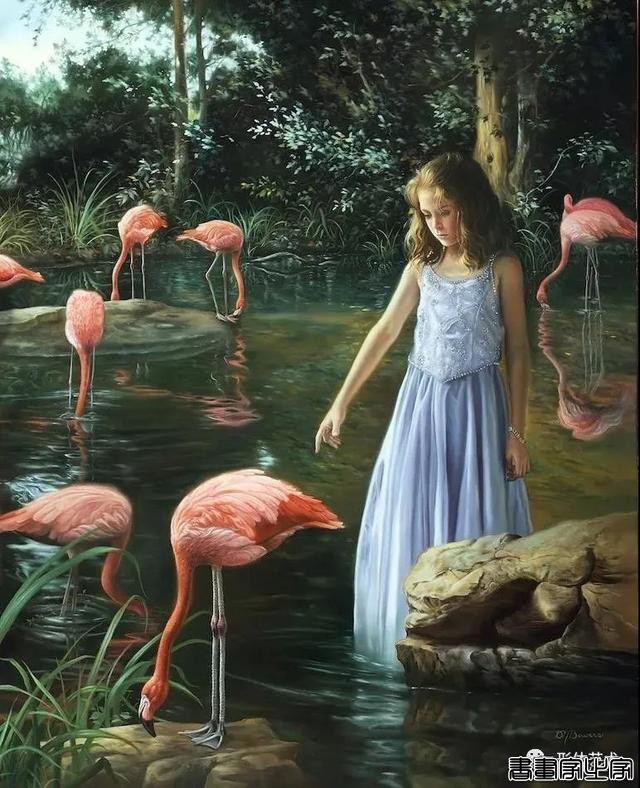 美国现代象征风格画家插画家 大卫 · 鲍尔斯 艺术作品欣赏-24.jpg