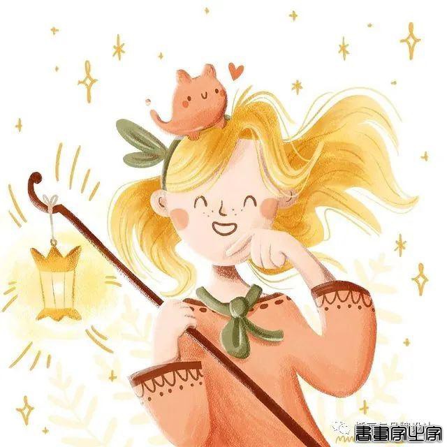 插画丨超可爱的插画，造型设计简单大方，充满了少女的童趣感-37.jpg