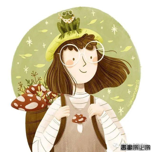插画丨超可爱的插画，造型设计简单大方，充满了少女的童趣感-53.jpg